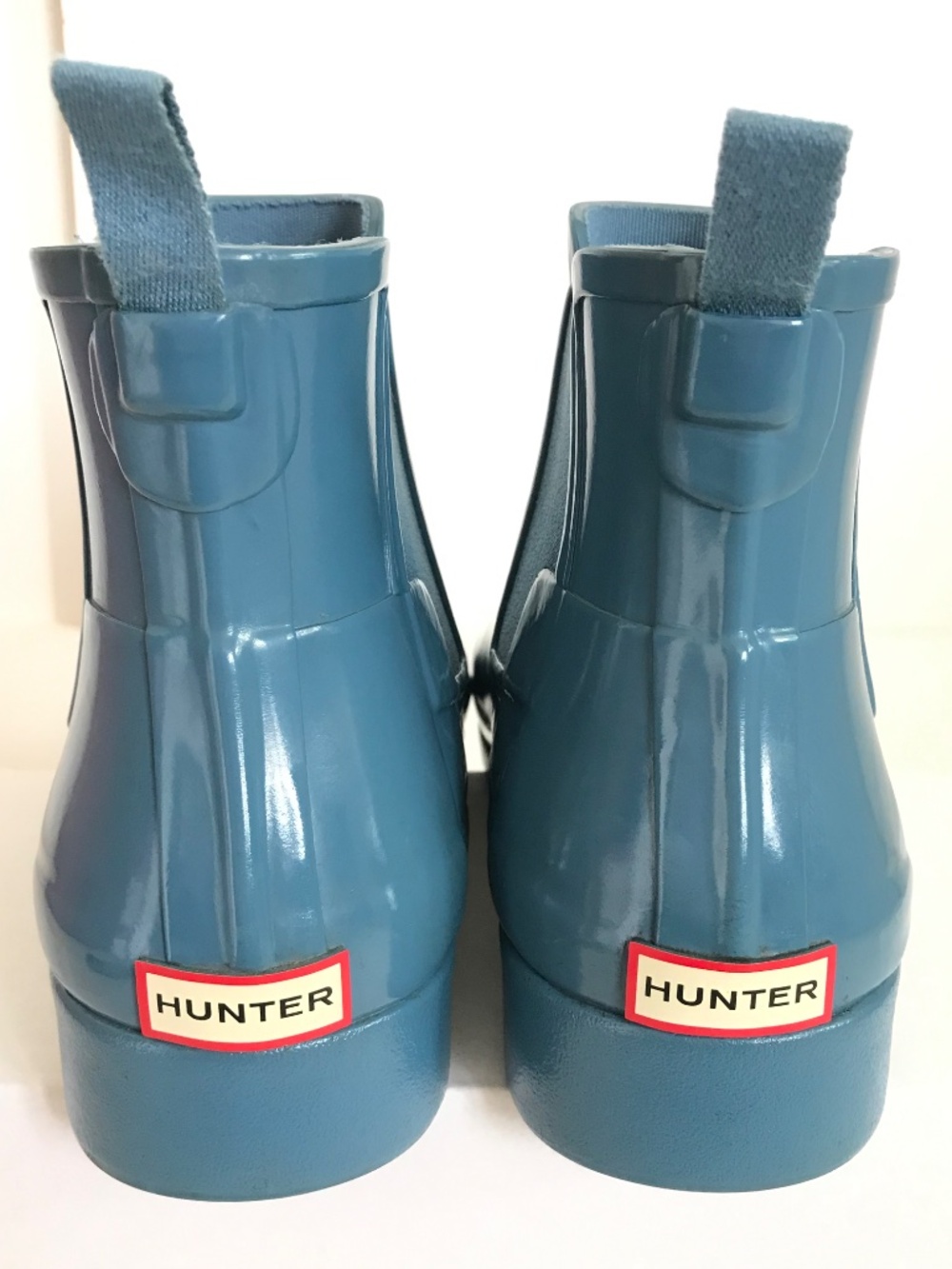HUNTER Chelsea Rain Boots Blue Women’s Size 10 - Picture 6 of 16